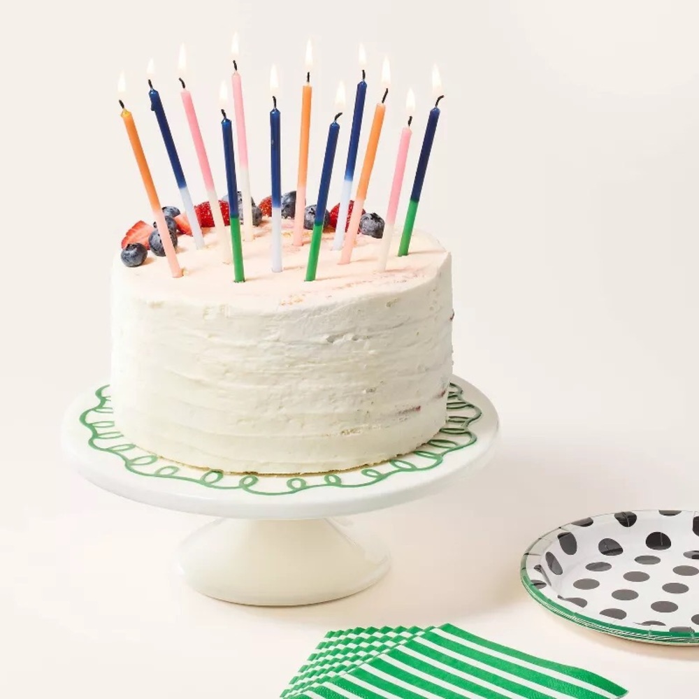 ♠️ Ceramic Cake Stand Cream/Green - kate spade new york x Target